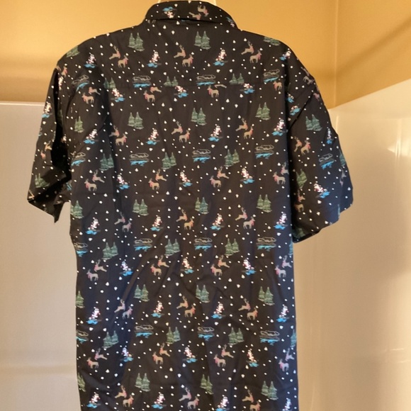 Free People Shirts Mens Xl Free People Christmas Button Down Shirt